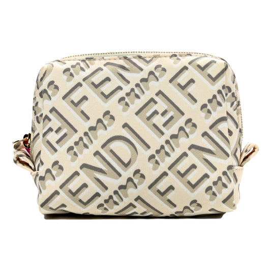 Fendi x Skims Avorio Nylon Beauty Pouch Small