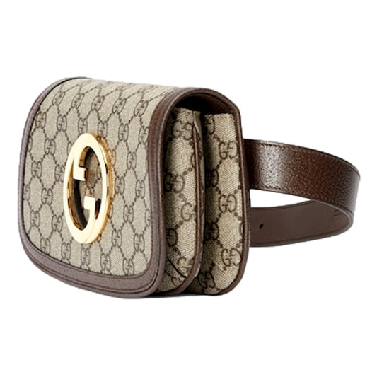 Gucci Blondie GG Supreme Canvas Brown Belt Bag Size 65
