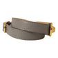 Balenciaga Arena Bleu Acier Shiny Goat M Leather Wrap Bracelet