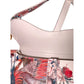 Dior Rare Floral and Bird Print Leather Saddle Bag Gold Detailing
