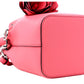 Fendi Calfskin F is Fendi 3D Flower Mini Mon Tresor Bucket Bag Pink