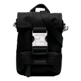 Fendi Fendiness Mini Backpack Crossbody Black Nylon FF Mesh