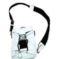 Fendi Fendiness Cyber Blue Nylon Buckle Mini Backpack Crossbody Bag
