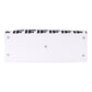 Fendi FF Canvas Leather Black and White Turn Lock X-Tote