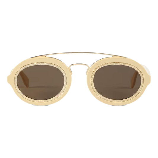 Fendi FF Men's Sunglasses Cream FOL548