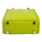 Fendi FF Zucca Mini Sunshine Shopper Tote Crossbody Bag Green Leather