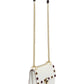 Fendi Kan I White Multi Color Flowers Leather Chain Bag