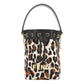 Fendi Mon Tresor Animal Print Sheepskin Mini Crossbody Bucket Bag