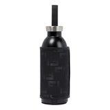 Fendi FF Bottle Holder Black Canvas Leather Strap with Steel Bottle