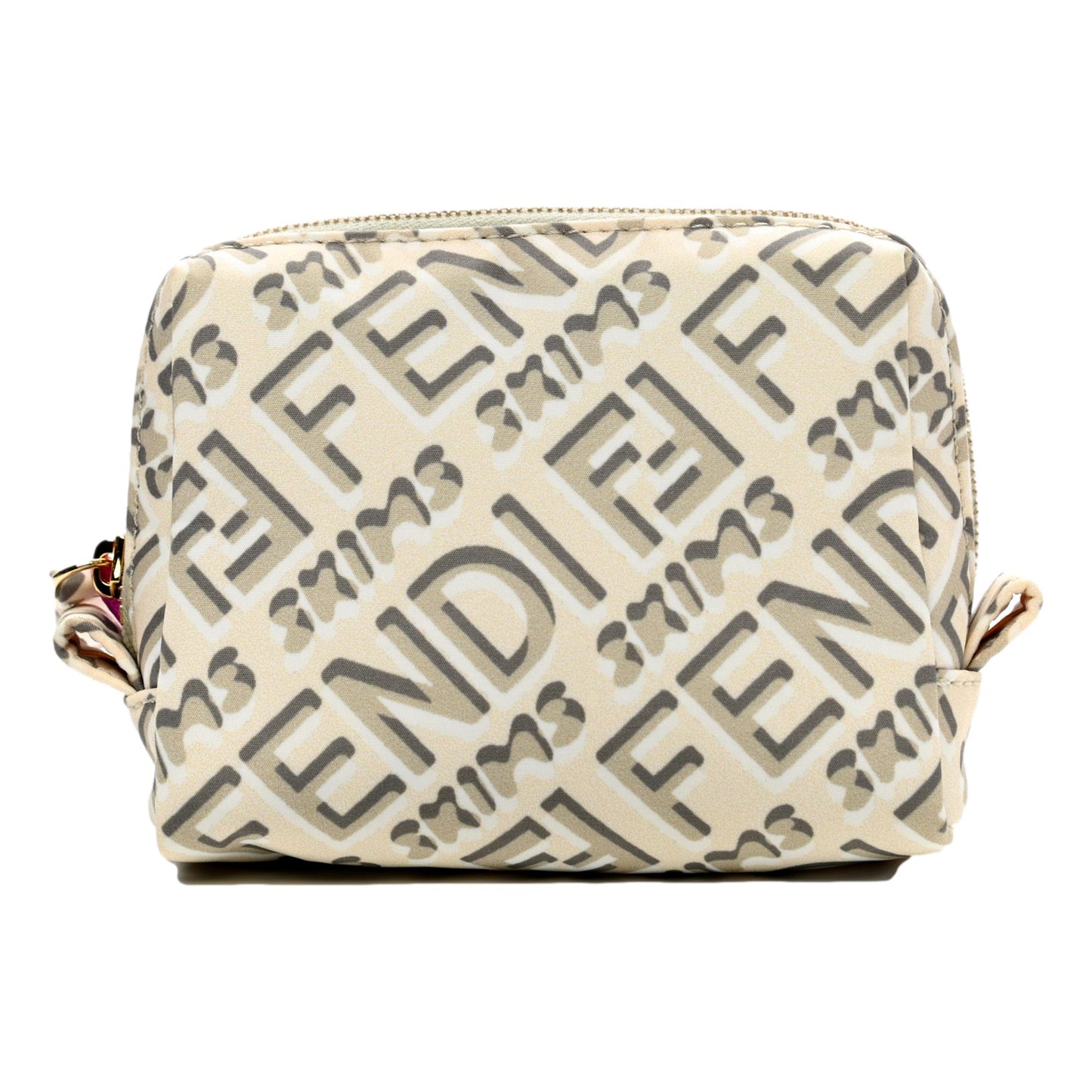 Fendi x Skims Avorio Nylon Beauty Pouch Small