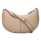 Ferragamo Gancio Beige Calfskin Daino Maxi Hobo Shoulder Bag