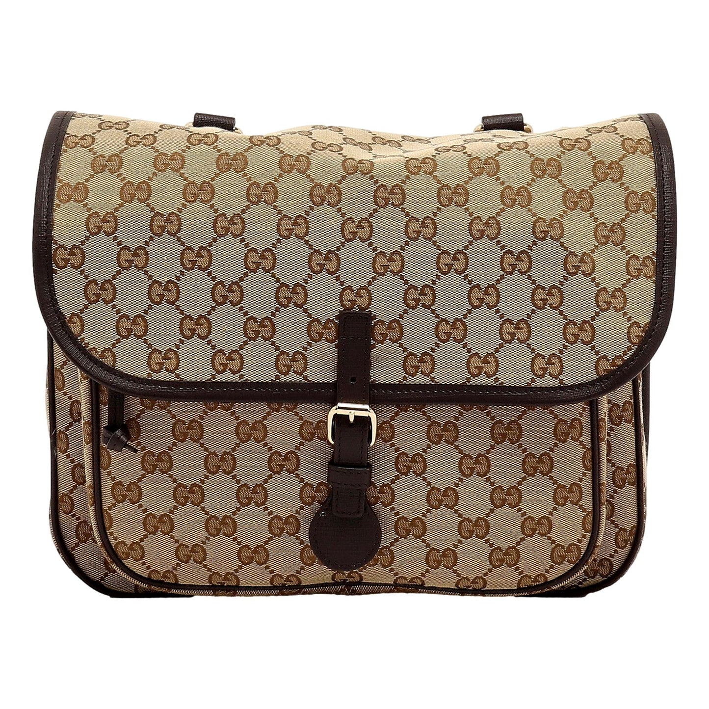 Gucci Canvas GG Messenger Bag Web Stripe Red Green