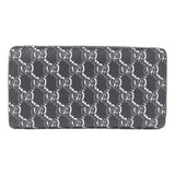 Gucci GG Shadow Black White Continental Zip Around Wallet