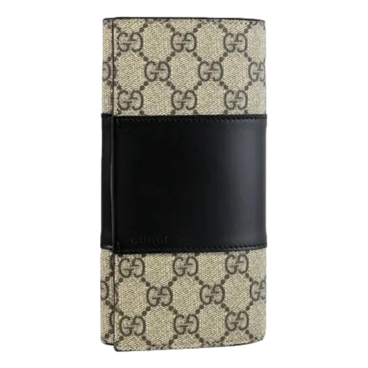 Gucci GG Supreme Canvas Leather Long Wallet