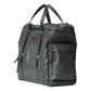 Gucci Gray Leather Drawstring Tote Bag With Tonal Double G Logo