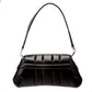 Gucci Horsebit Vertical Quilted Leather Small Chain Shoulder Bag Black