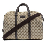 Gucci Unisex Original GG Canvas Carry On Duffle Travel Bag