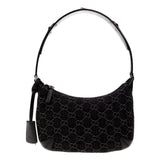 Gucci Horsebit Small Black Leather Slim Shoulder Bag Gold Hardware Womens