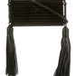 Saint Laurent Black Plexiglass Minaudiere Opium Box Bag