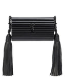 Saint Laurent Opium Plexiglass Minaudière Box Bag Black