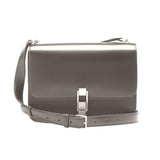 Saint Laurent Carré Shoulder Bag Taupe Calfskin Leather