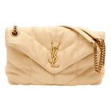Saint Laurent Lou Puffer Medium Shoulder Bag in Quilted Leather