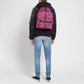 Saint Laurent Unisex Pink Zebra City Backpack