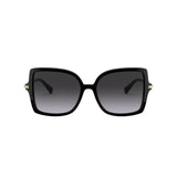 Valentino Garavani Black Studded Acetate and Titanium Sunglasses Size 56