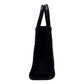 Versace Mini Tote Bag Nero Black Canvas Studded Logo