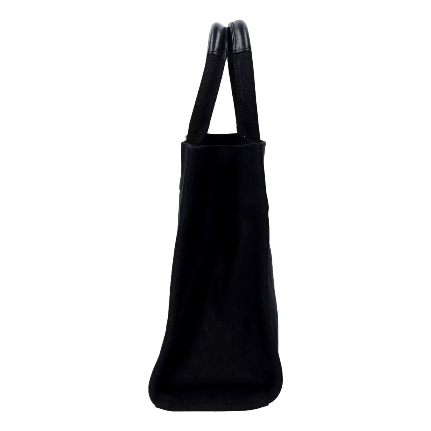 Versace Mini Tote Bag Nero Black Canvas Studded Logo
